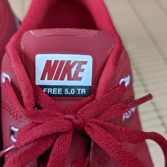 Nike Free 5.0 TR Athletic Running FLYWIRE Size 18 Shoe Men  723987-610 Red - Picture 8 of 11